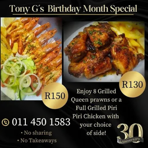 Opinii despre Tony G's în Germiston - Hospitality and gastronomy