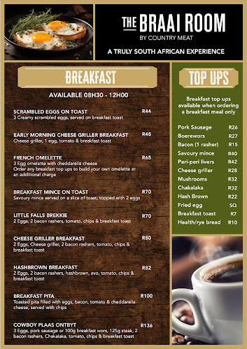 The Braai Room - Little Falls - Roodepoort