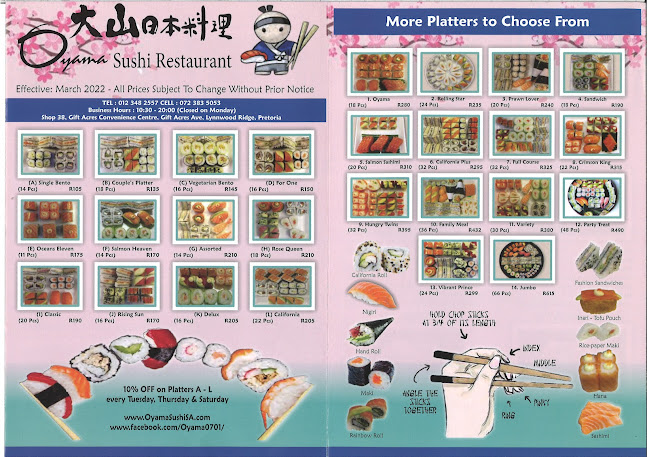 Oyama Sushi Restaurant - Pretoria