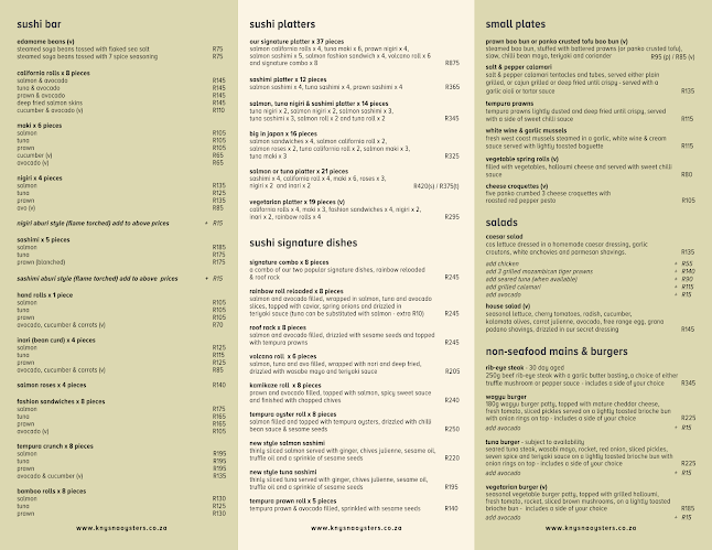 Opinii despre Knysna Oyster Company - V&A Waterfront Cape Town în Cape Town - Hospitality and gastronomy