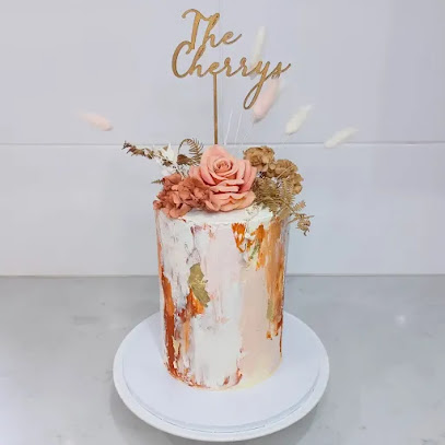 Cream Peonies Cake Studio