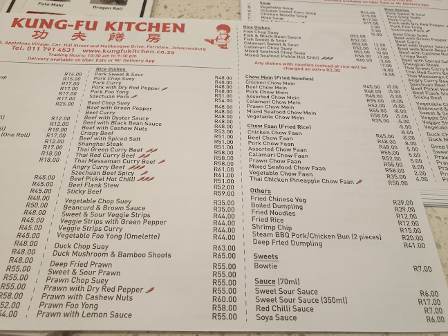 Kung-Fu Kitchen Ferndale - Randburg