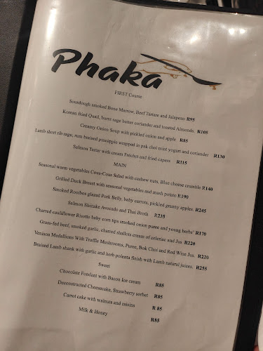 Opinii despre Phaka Restaurant în Gqeberha - Hospitality and gastronomy