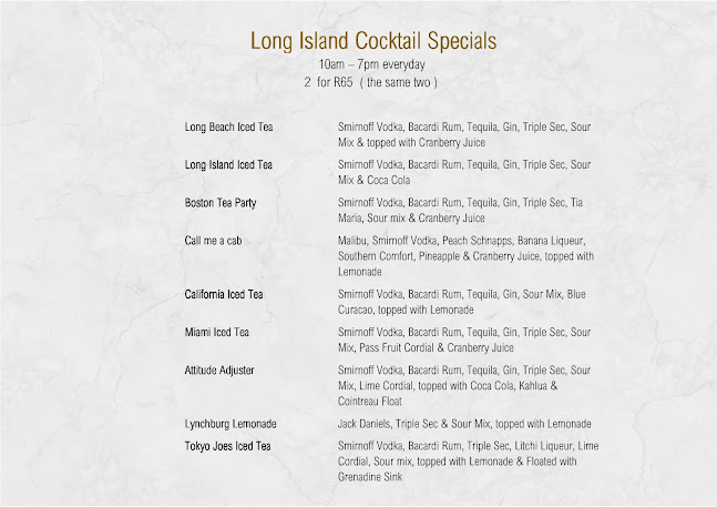 Nova Bar, Randburg - Hospitality and gastronomy