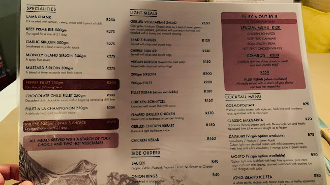 Brad's Grill Sea Point - Cape Town