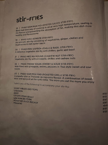 Yindee's best traditional Thai food in Kloof street dining district