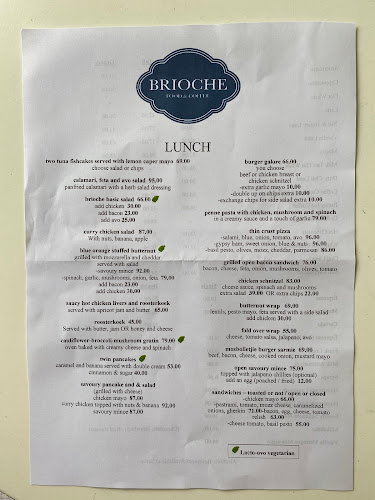 Opinii despre Brioche Food and Coffee în Gqeberha - Hospitality and gastronomy