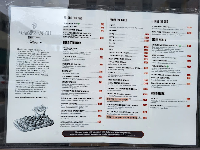Brad's Grill Sea Point - Hospitality and gastronomy