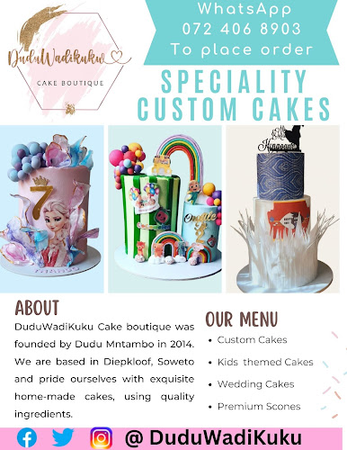 Opinii despre DuduWadikuku Cake Boutique în Soweto - Hospitality and gastronomy