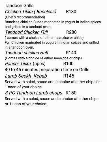 Malis Indian Restaurant - Hospitality and gastronomy