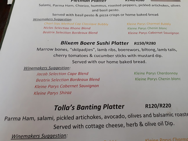 Klein Parys Vineyards