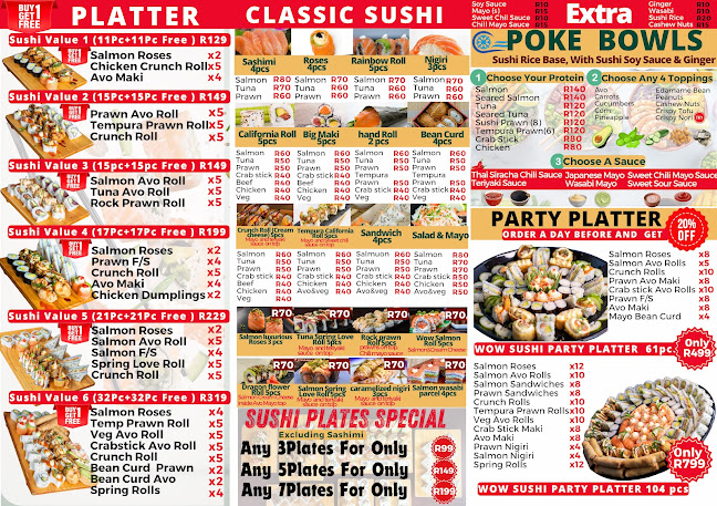 Wow Sushi & Asian Food Observatory - Cape Town