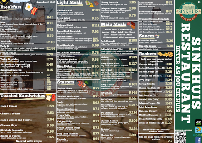 Opinii despre Sinkhuis in die Bos Restaurant în Pretoria - Hospitality and gastronomy