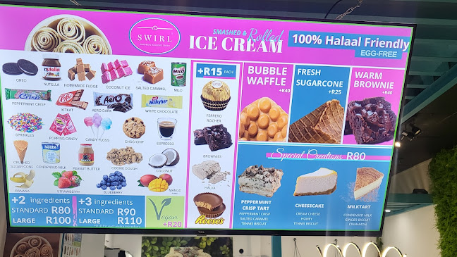 Swirl Smashed and Rolled Ice Cream - Hospitality and gastronomy