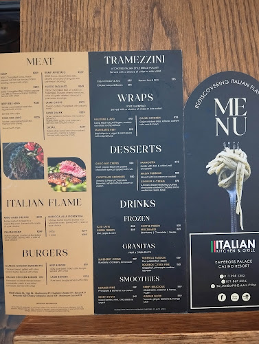 Opinii despre Italian kitchen & grill at emperors palace în Kempton Park - Hospitality and gastronomy