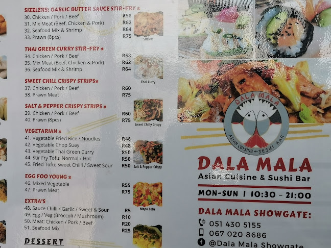 Opinii despre Dala Mala Asian Cuisine & Sushi Bar în Bloemfontein - Hospitality and gastronomy