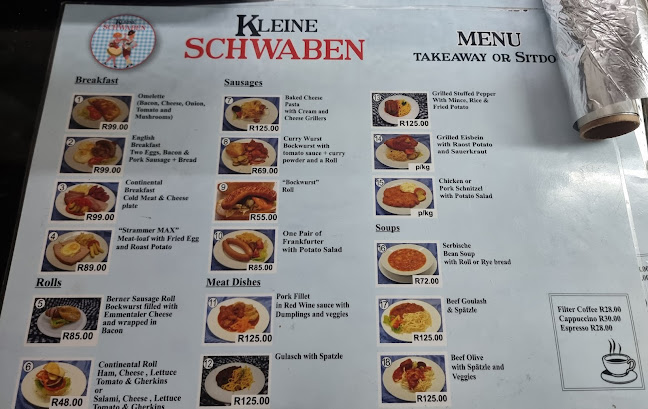 Opinii despre Kleine Schwaben în Johannesburg - Hospitality and gastronomy