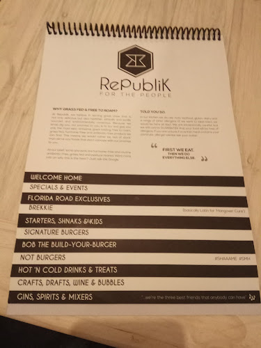 Opinii despre The Wing Republic on Florida Road în Durban - Hospitality and gastronomy