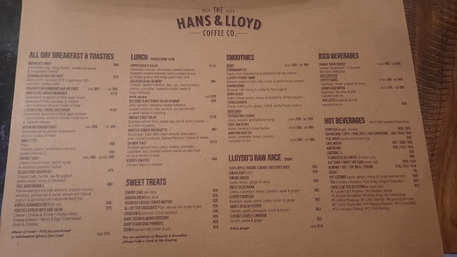 The Hans & Lloyd Coffee Co | Newlands - Cape Town
