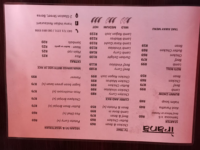 Irana Indian Restaurant