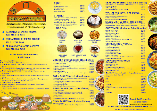 Opinii despre Macau Cuisine în Benoni - Hospitality and gastronomy