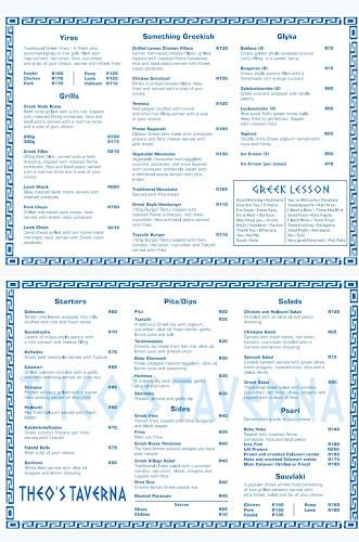 Opinii despre THEO'S TAVERNA în Hermanus - Hospitality and gastronomy