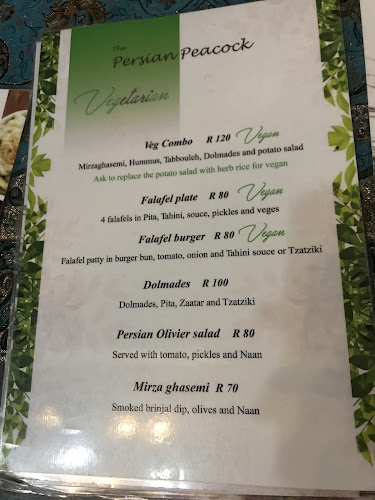 Persian Peacock - Cape Town