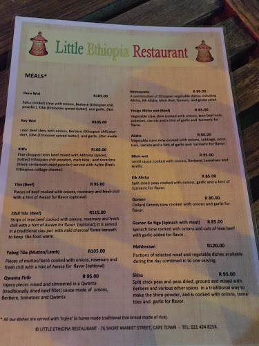 Opinii despre Little Ethiopia Restaurant în Cape Town - Hospitality and gastronomy