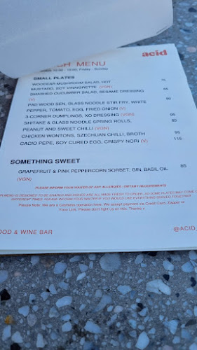 Acid Food & Wine Bar - Randburg