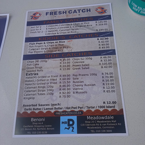 Opinii despre Fresh Catch Meadowdale în Germiston - Hospitality and gastronomy
