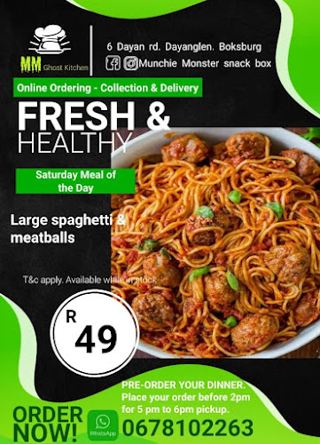 Munchie Monster snack box. Ghost kitchen - Boksburg