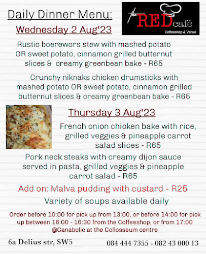 Opinii despre The Red Cafe în Vanderbijlpark - Hospitality and gastronomy
