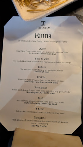 Terrarium Restaurant - Hospitality and gastronomy