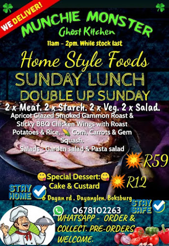 Munchie Monster snack box. Ghost kitchen - Hospitality and gastronomy