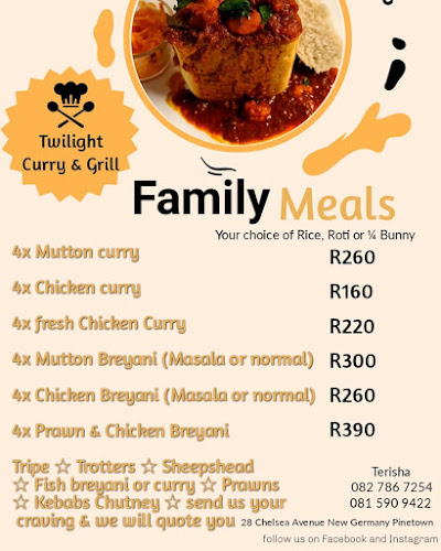Opinii despre Twilight Curry and Grill Takeaway Caterers and Spit Braai's în New Germany - Hospitality and gastronomy