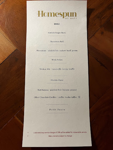 Homespun Claremont - Hospitality and gastronomy