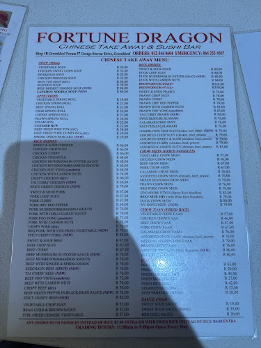 Comentarii opinii despre Fortune Dragon Chinese Restaurant