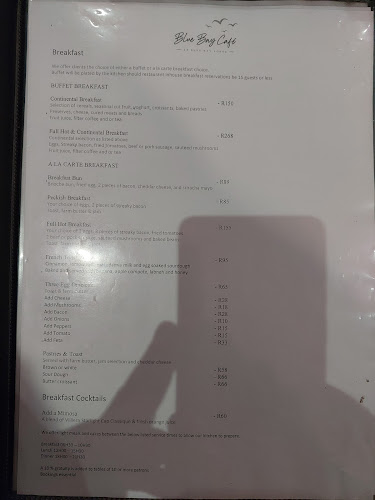 Blue Bay Café at Blue Bay Lodge - Saldanha