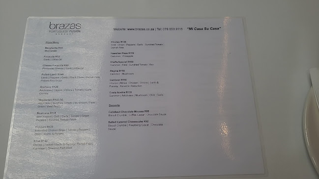 Opinii despre Brazas Portuguese Fusion în East London - Hospitality and gastronomy