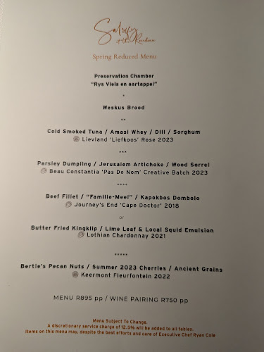 Salsify at the Roundhouse - Hospitality and gastronomy