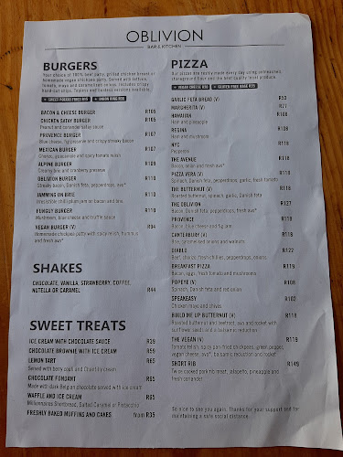 Oblivion Bar & Kitchen - Hospitality and gastronomy