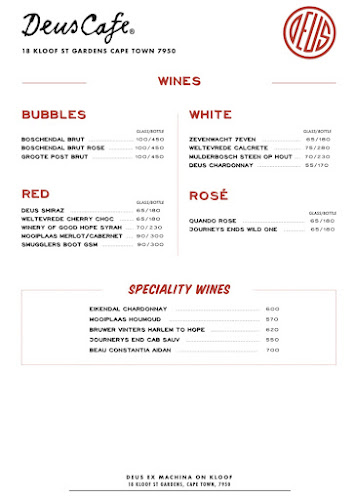 Opinii despre Deus Ex Machina - Kloof Street în Cape Town - Hospitality and gastronomy