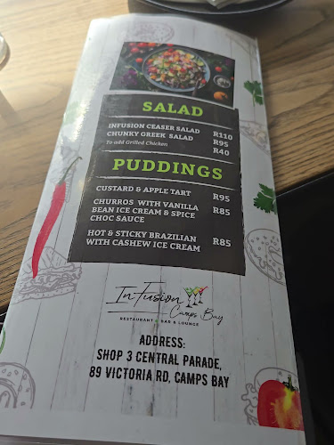 Opinii despre INFUSION RESTAURANT AND BAR în Cape Town - Hospitality and gastronomy