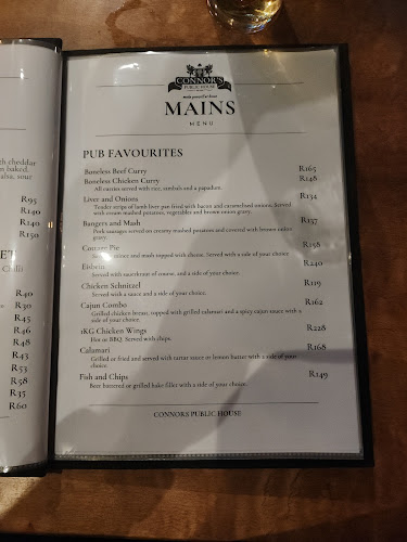 Opinii despre Connors Public House în Durban - Hospitality and gastronomy