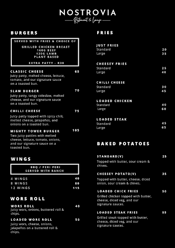 Opinii despre Nostrovia în Durban - Hospitality and gastronomy