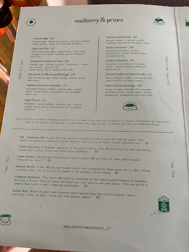 Opinii despre Mulberry and Prince în Cape Town - Hospitality and gastronomy