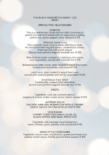 Comentarii opinii despre The Black Swan Restaurant & Cape Karoo Eatery