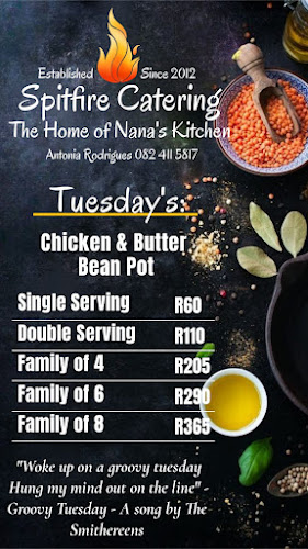 Opinii despre Spitfire Catering în Durban - Hospitality and gastronomy