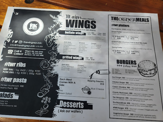 The Wing Republic on Florida Road