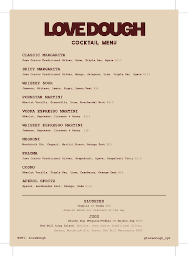 Opinii despre LOVE DOUGH în Cape Town - Hospitality and gastronomy